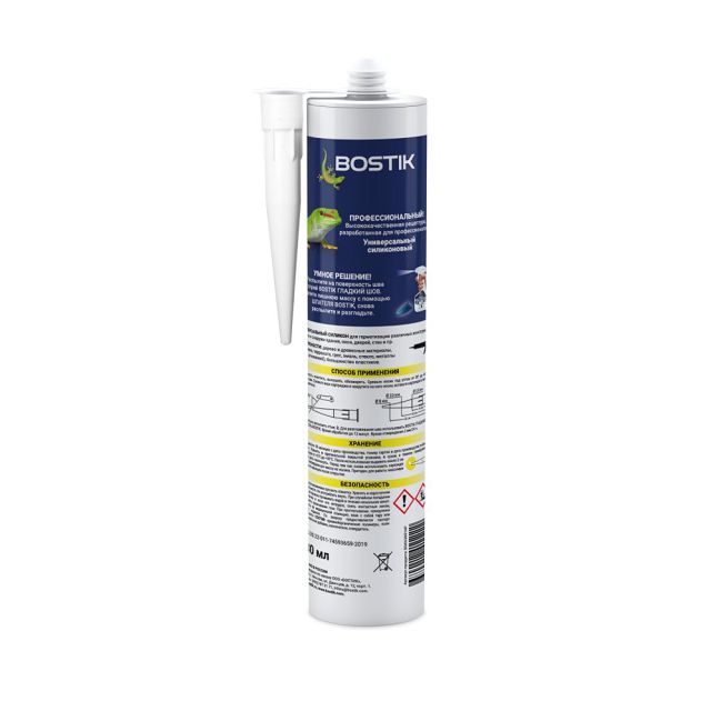 герметик силиконовый BOSTIK Perfect Seal универсальный 280мл белый, арт.BOK638516P