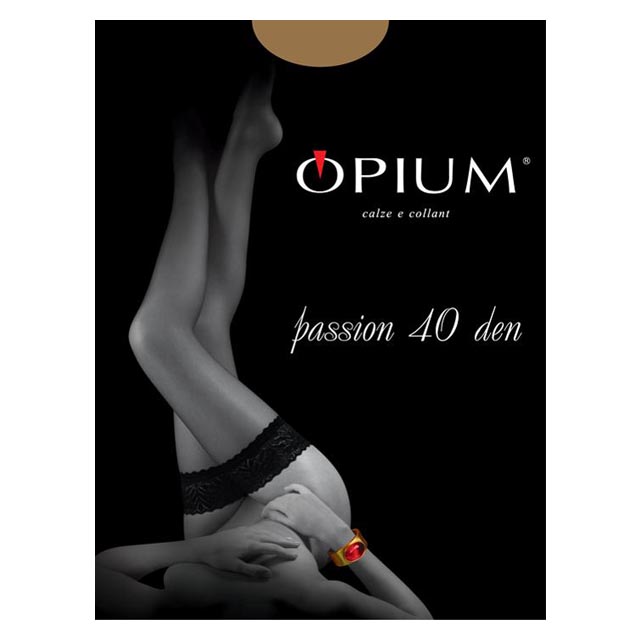 чулки OPIUM Passion 40den 2 visone