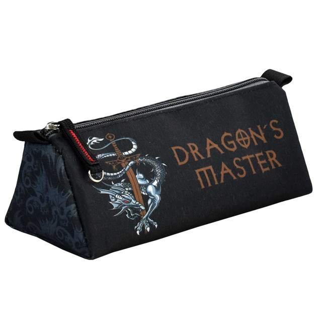 пенал Мастер драконов 20х8,5х6,5 см полиэстер сублимационная печать без наполнения чёрный полиэстер