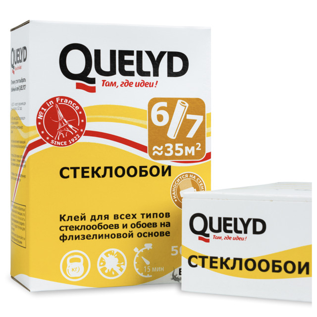 клей обойный QUELYD стеклообои 500г, арт.30080010