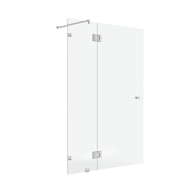 дверь душевая MART Antares 195х100см распашная прозрачная