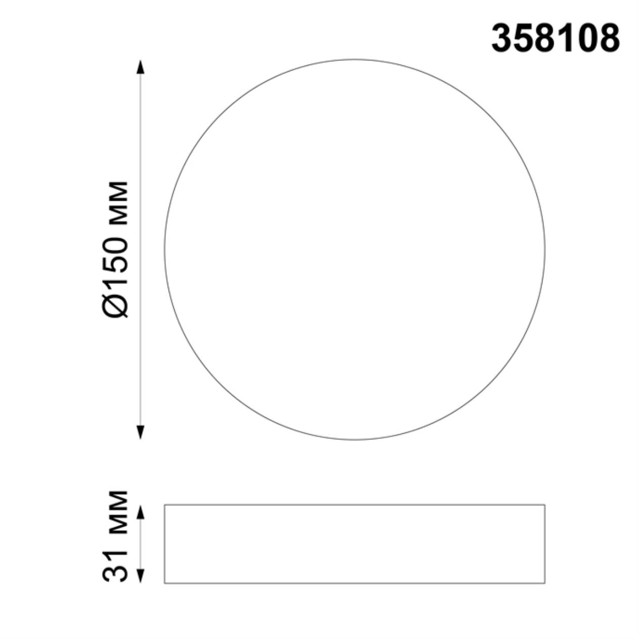 светильник светодиодный накладной NOVOTECH Ornate  LED 16Вт 1280Lm 4000К белый
