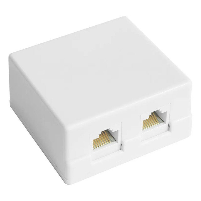 розетка компьютерная DORI на 2 входа (8P8C RJ45 Кат. 5е)