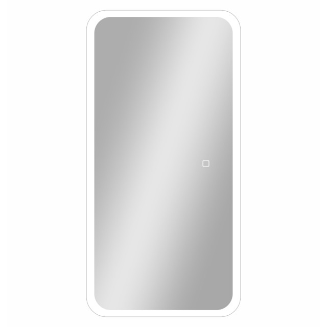 шкаф зеркальный Sense 40см LED сенсор белый
