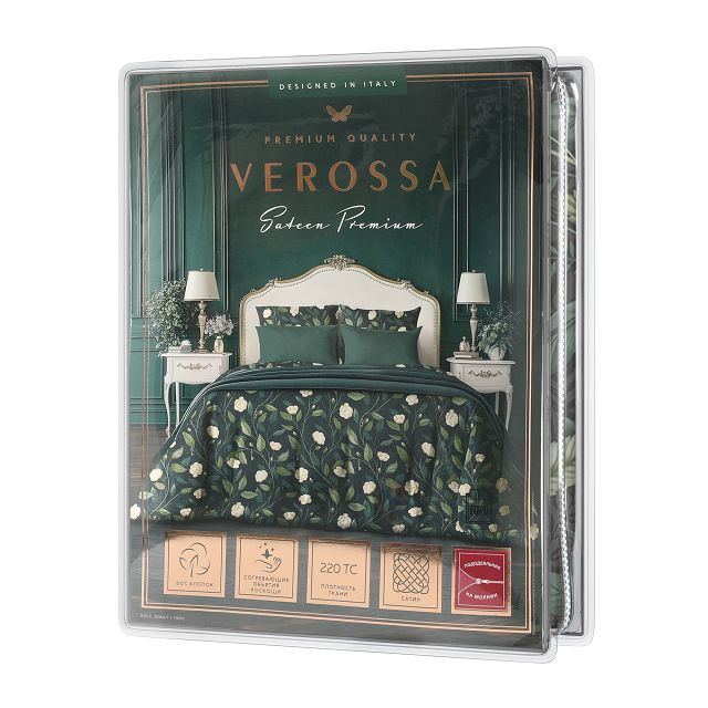 постельное белье дуэт VEROSSA Keys сатин 4 нав.50х70,70х70см, арт.925600