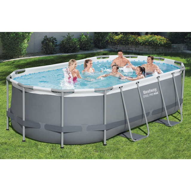 бассейн каркасный BESTWAY 427х250х100см 7250л с фильтром-насосом и лестницей