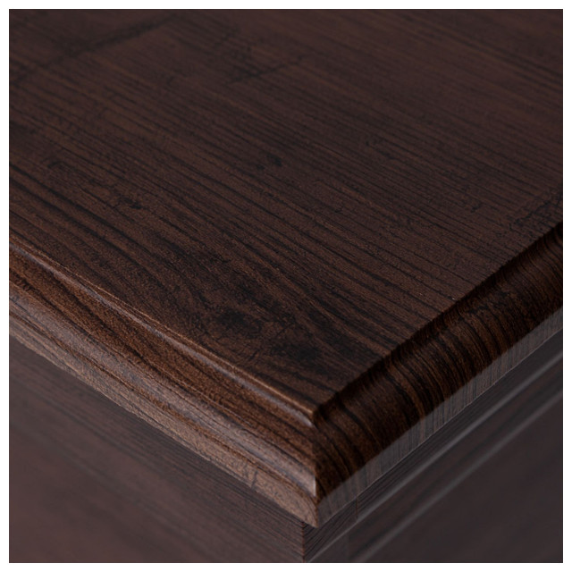 Каминокомплект REALFLAME ROCKWOOD STD (очаг MAJESTIC ) орех фактурный