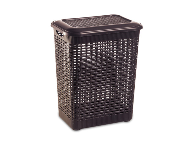корзина для белья GENSINI Rattan, 30 л, пластик