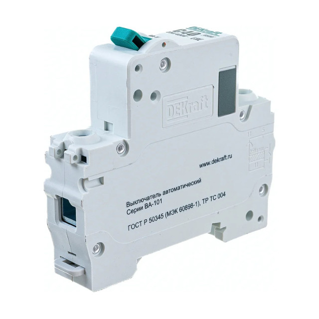 выключатель автоматический DEKRAFT 40А 1P С 4,5кА