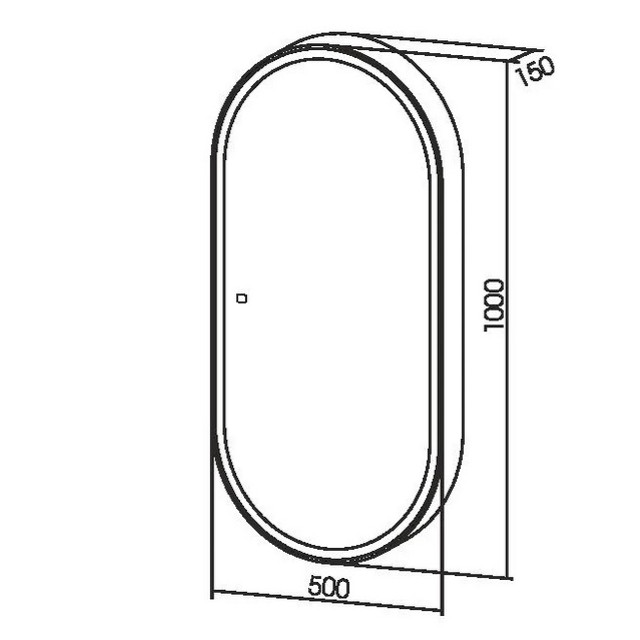 шкаф зеркальный для ванной Silver Mirrors Soho 50х100 см