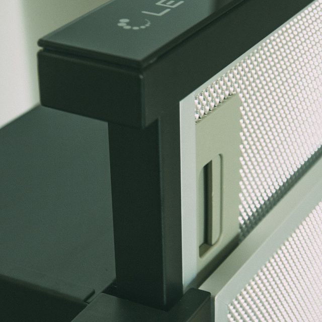 вытяжка встроенная LEX HUBBLE G 600 BLACK, 60 см, 650 куб, черная