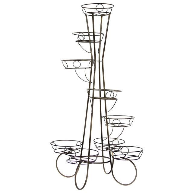 подставка для цветов Ракета/Водопад на 9 горшков 125х60см металл