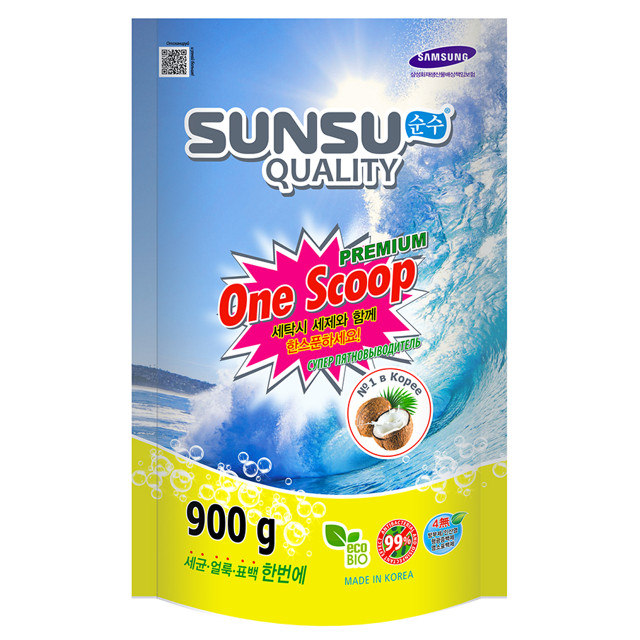 пятновыводитель SUNSU QUALITY 900г порошок безфосфатный