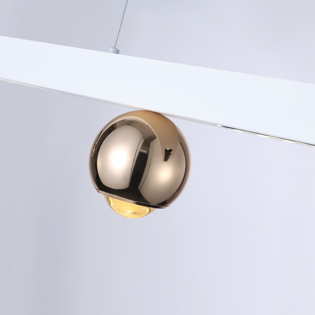 светильник подвесной светодиодный AMBRELLA Comfort 18Вт (без ПДУ) белый/золото