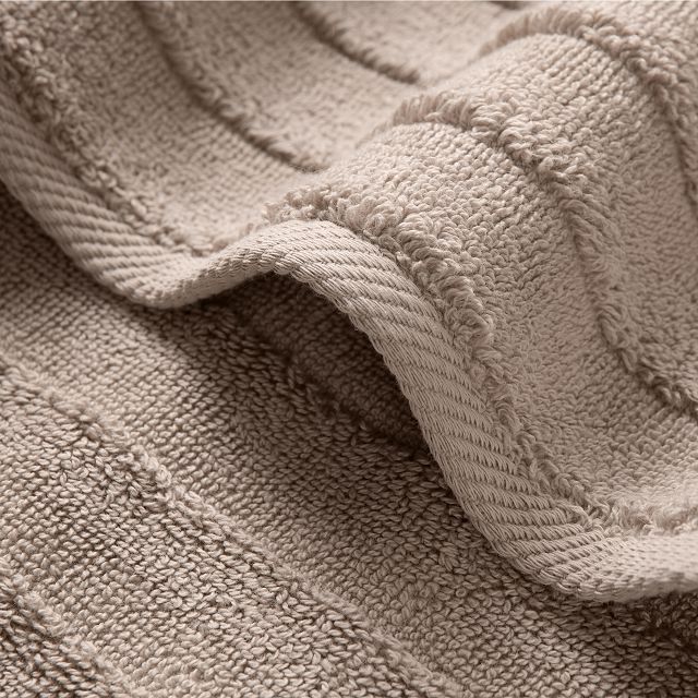 полотенце махр. VEROSSA Steps texture 50х90см бежевое, арт.925980