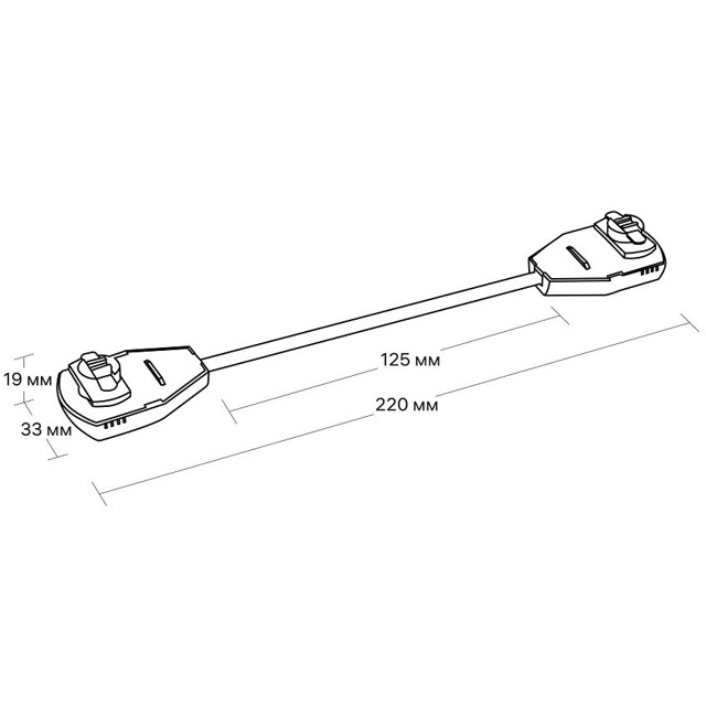 коннектор гибкий RITTER Artline пластик/медь черный