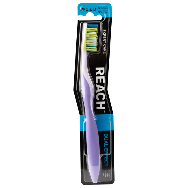 щетка зубная REACH Dual effect средняя