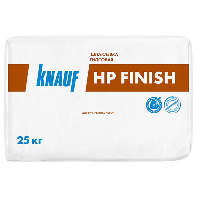 шпатлевка гипсовая KNAUF HP Finish 25кг, арт.тов-028602