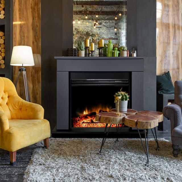 каминокомплект Royal Flame BERGEN SFT + Jupiter FX N Black серый графит