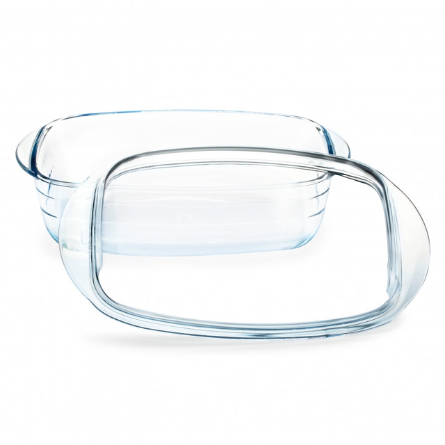 утятница PYREX Essentials 6,5л 38х22х11см с крышкой жаропрочное стекло