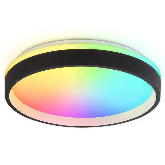 светильник светодиодный AMBRELLA Dance RGB 3000K-6500K черный/золото