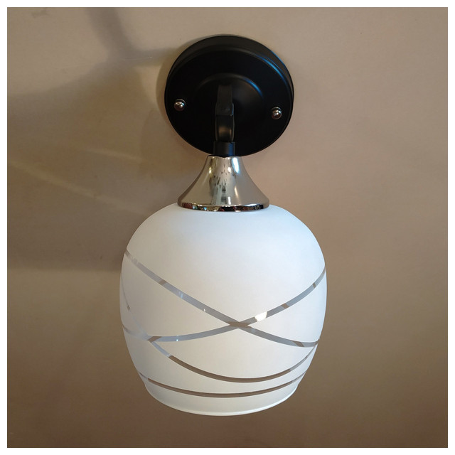 бра Jupiter Lighting Osaka 1х60Вт Е27 стекло металл