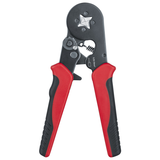 пресс-клещи NAVIGATOR 0,25-10 мм2 обжим гексагональный красно-черный пресс-клещи NAVIGATOR 0,25-10 мм2 обжим гексагональный красно-черный