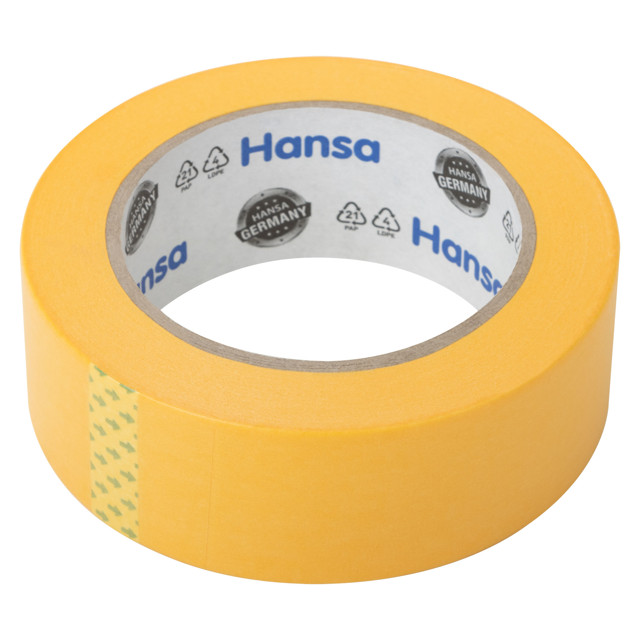 лента малярная Hansa для точных краев 38мм x 50м, арт.701238