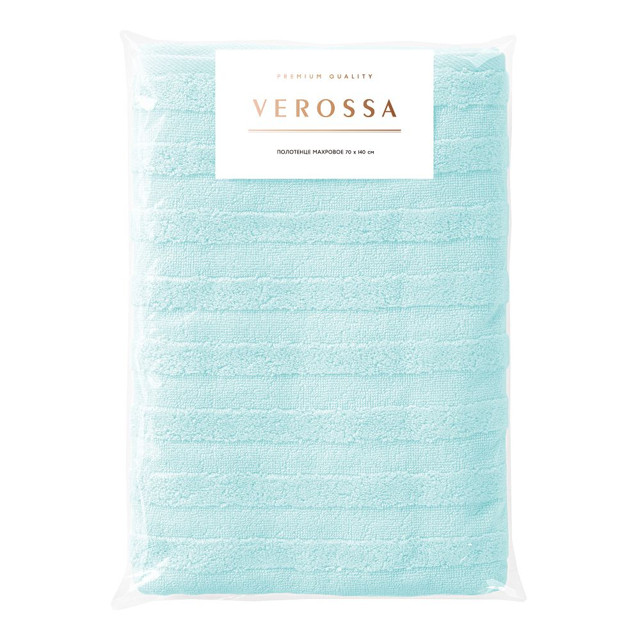 полотенце махр. VEROSSA Stripe 50х90см нежно-голубое, арт.734483