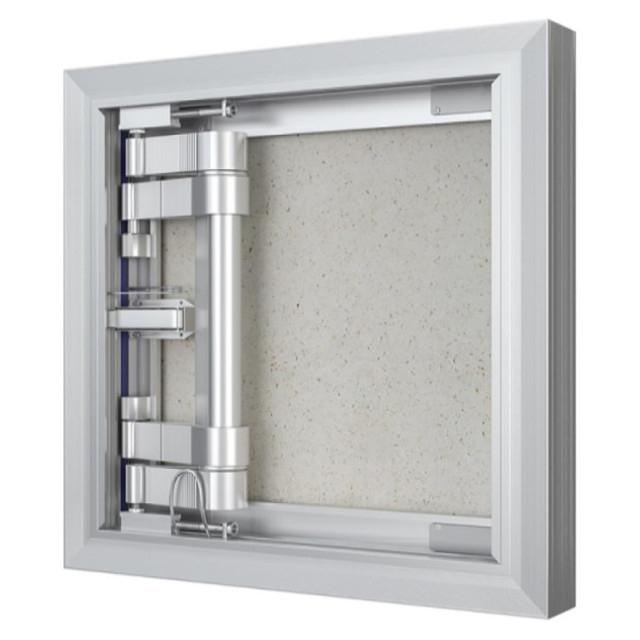 люк ревизионный под плитку D CERAMO Optimum 300х300мм алюминий