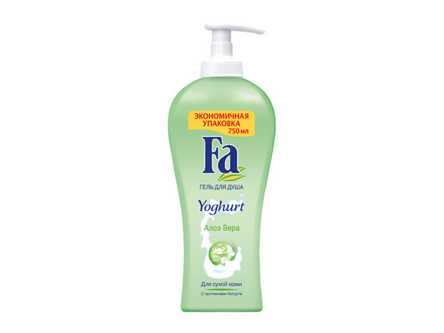 гель для душа FA Yogurt Алоэ Вера 750мл с дозатором