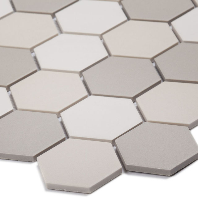 мозаика керамическая STARO Homework LB Mix ANTISLIP Hexagon (нескользящая) 32,5х28,2х0,6 бежевая