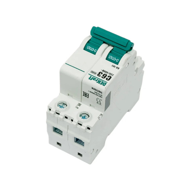 выключатель автоматический DEKRAFT 63А 2P С 4,5кА