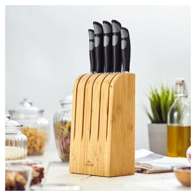 набор ножей WALMER Chef 6 предметов на подставке нерж.сталь, пластик