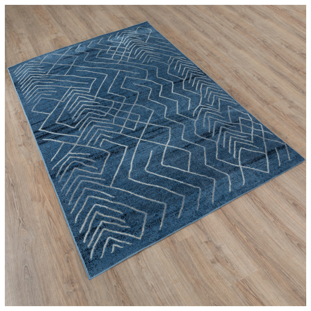 ковер KLIO 1600х2300мм дизайн 00542A L.BLUE/L.GREY