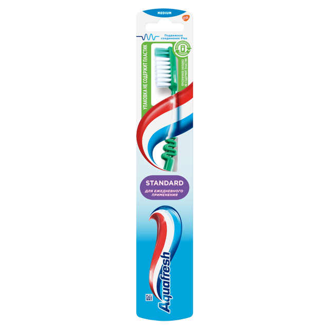 щетка зубная AQUAFRESH Standard средняя