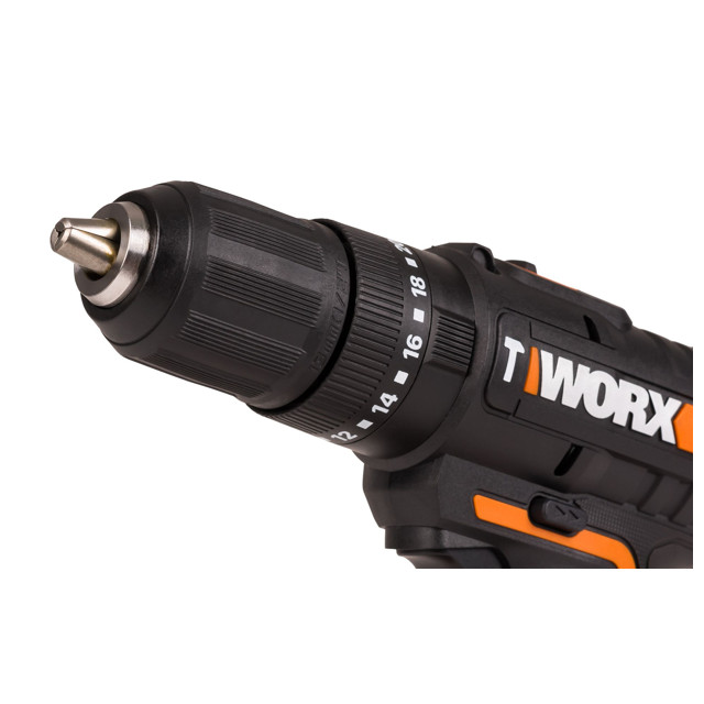 дрель-шуруповерт ударная WORX WX370 50Нм Li-Ion 20В с АКБ