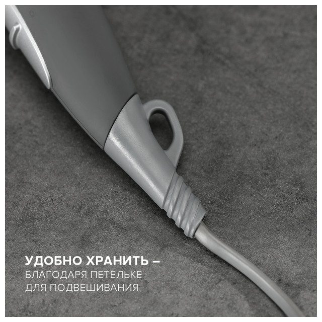 фен SCARLETT SC-074 1400Вт ионизация складная ручка серый