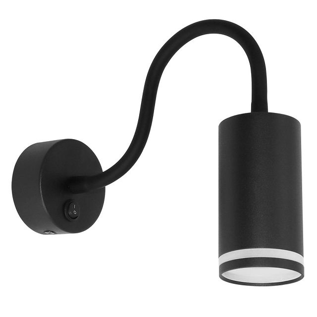 спот ARTE LAMP Imai GU10 1х15Вт гибкий алюминий черный