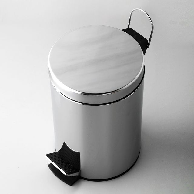 ведро для мусора WASSERKRAFT K-635 хром 5L