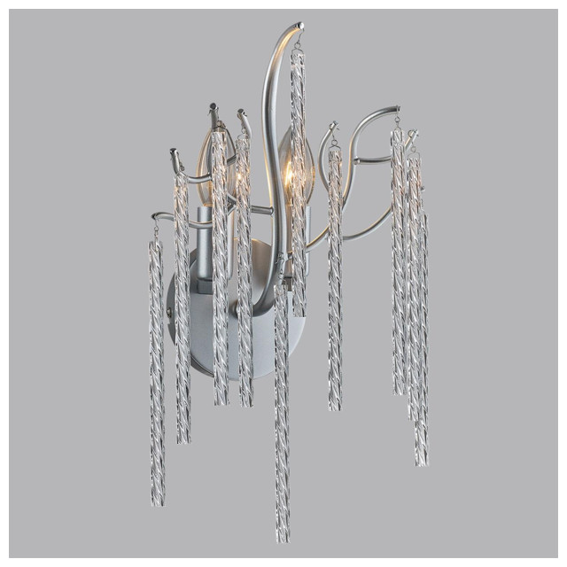 бра LUMION Classi E14 2х40Вт серебристый
