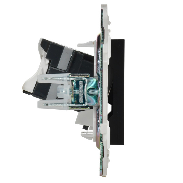 розетка компьютерная RJ45 кат.5E IEK Skandy черный