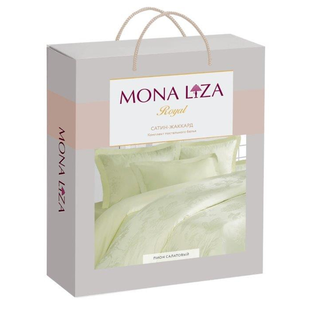 постельное белье дуэт MONA LIZA Royal сатин-жаккард 4 нав.50х70 и 70х70см св.зеленое, арт.5435/03