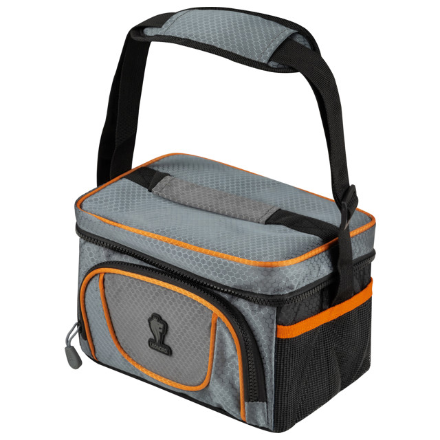 термосумка LEONORD ML15009 5л 23х17,5х16,5см серый/оранжевый полиэстер термосумка LEONORD ML15009 5л 23х17,5х16,5см серый/оранжевый полиэстер
