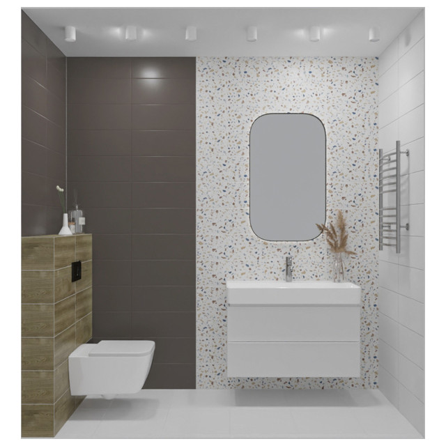 плитка настенная AZORI Colormix terrazzo 20,1х50,5 разноцветный