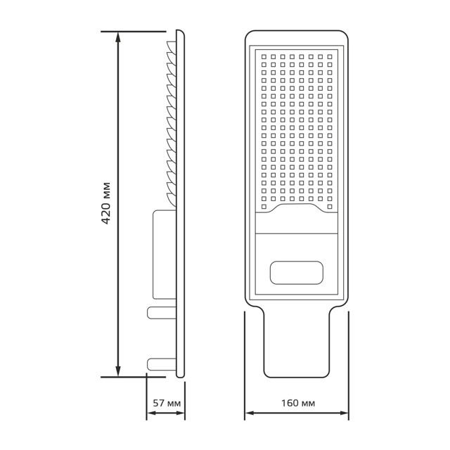 светильник уличный GAUSS LED Avenue IP65 120Вт 11000Лм 5000K 250В