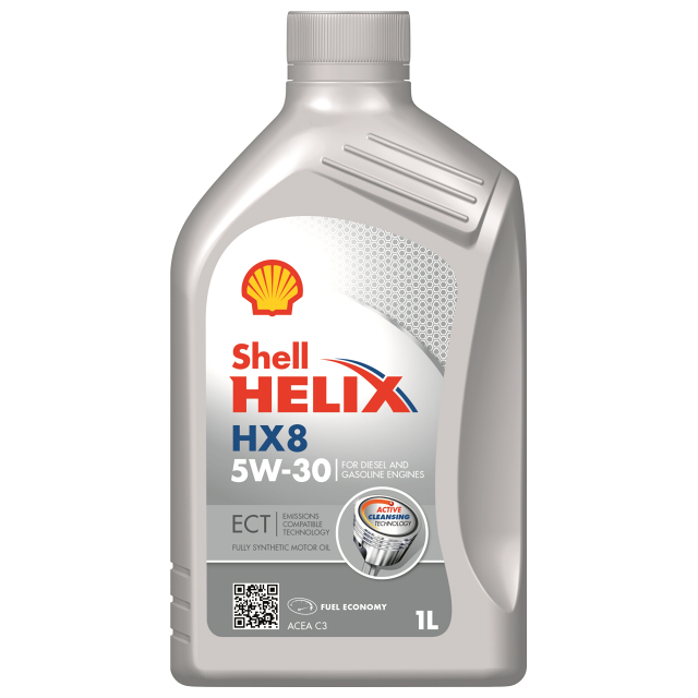 масло моторное SHELL HX8 ECT 5W30 1л