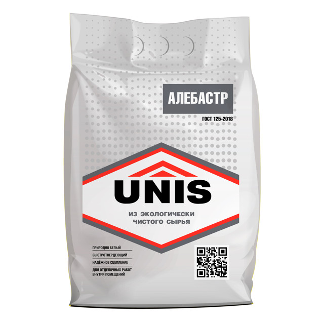 алебастр UNIS 5кг, арт.ALEBASTR-5