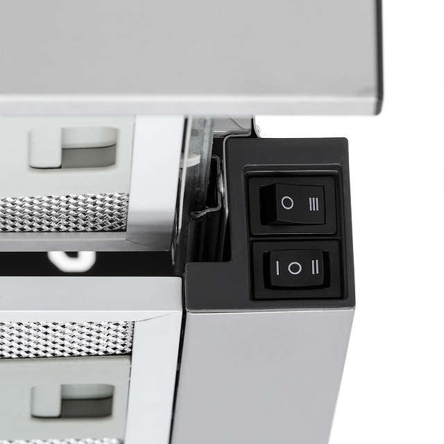 вытяжка встраиваемая KRONA KAMILLA MV 6002 INOX 60см 1000куб нерж.