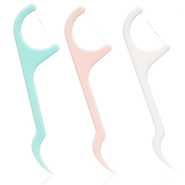 зубочистки с нитью D.I.E.S. Микс 2 ваниль, дыня, мята 150шт